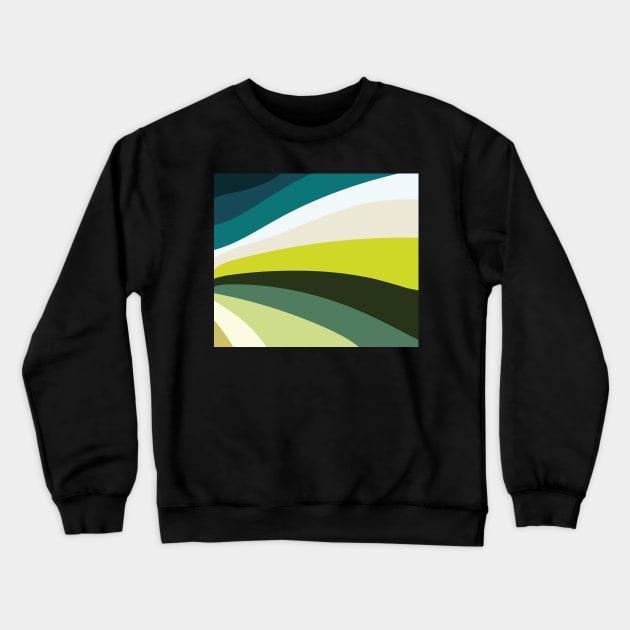 Green Tundra Crewneck Sweatshirt by nelloryn